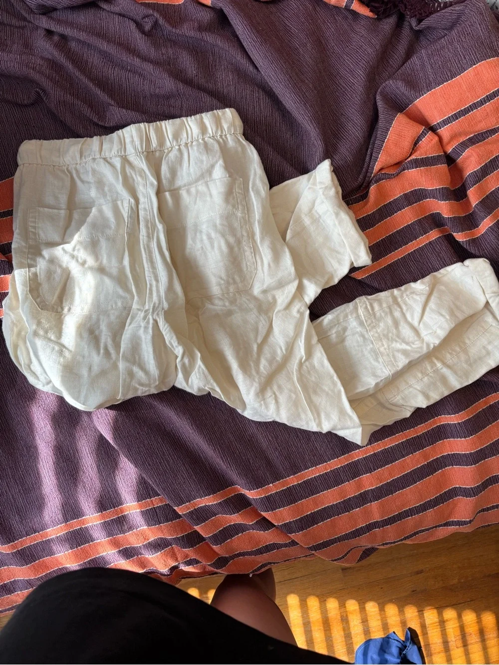 Everlane Linen Pull On Barrel Pant